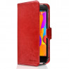Etui Universel L Porte-Carte à Attaches Couleur Rouge pour OnePlus 3