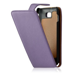 Housse coque étui pour Samsung Galaxy Note couleur violet + Film protecteur