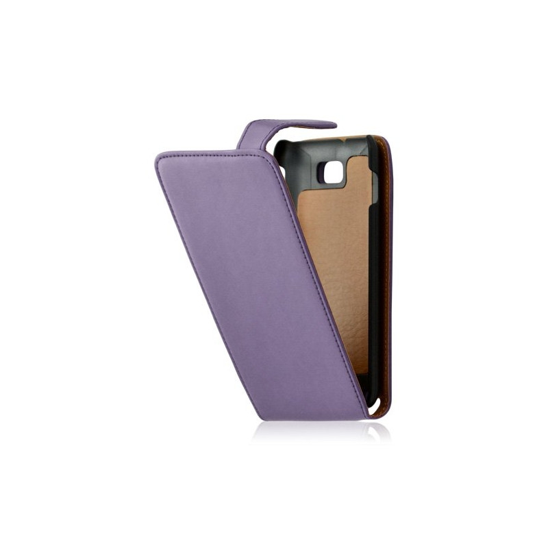 Housse coque étui pour Samsung Galaxy Note couleur violet + Film protecteur