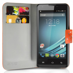 Etui Diamant Universel M orange pour Alcatel Pop Up