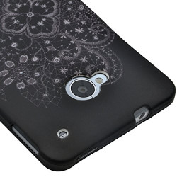 Coque Semi Rigide pour HTC One M7 avec motif LM11 + Film de Protection
