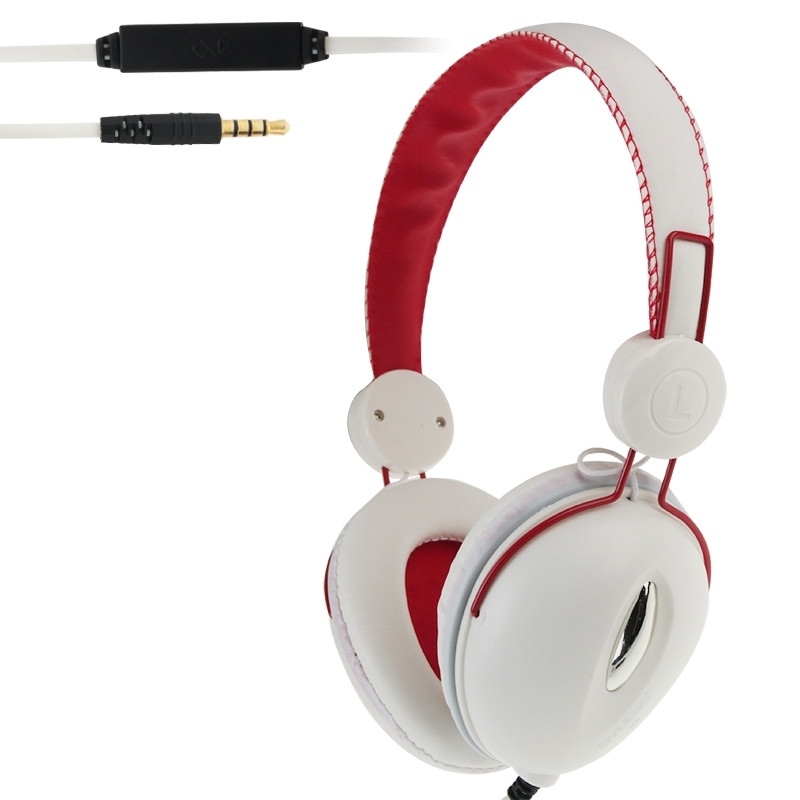 Casque Headphone Stéréo Blanc pour Smartphone Yezz, Haier, Hisense, Huawei