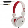 Casque Headphone Stéréo Blanc pour Smartphone Yezz, Haier, Hisense, Huawei