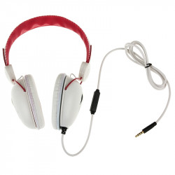 Casque Headphone Stéréo Blanc pour Smartphone Yezz, Haier, Hisense, Huawei