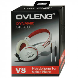 Casque Headphone Stéréo Blanc pour Smartphone Apple, Sony, Samsung, Wiko