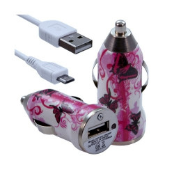 Chargeur maison + allume cigare USB + câble data CV09 pour Archos 55 Hélium, 50f Hélium