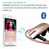 Ecouteurs Oreillettes Bluetooth Sport Sans fil Haute Qualité Micro pour Smartphones - Marron