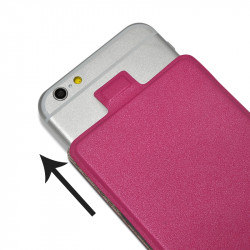 Etui S-View à clapet Universel S Couleur Rose Fushia pour Sony Xperia E5