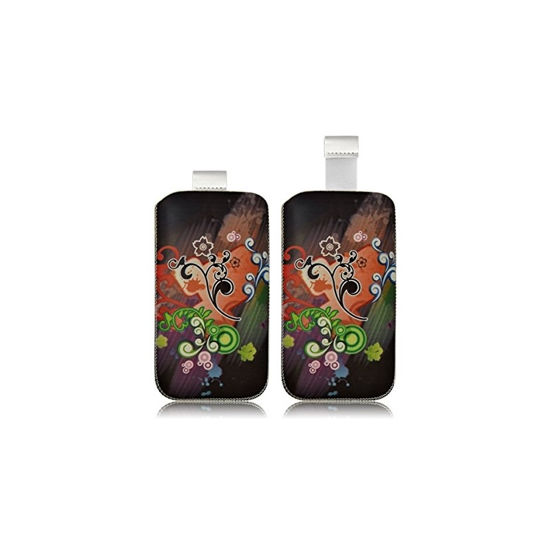 Housse Coque Etui Pochette pour Samsung Galaxy S4 / Galaxy Express 2 avec motif HF27