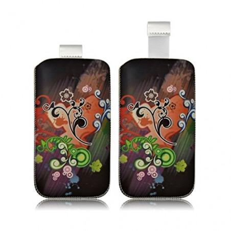 Housse Coque Etui Pochette pour Samsung Galaxy S4 / Galaxy Express 2 avec motif HF27