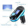 Kit Main Libre Voiture Bluetooth Chargeur Double USB pour Smartphone IOS Android