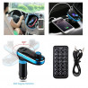 Kit Main Libre Voiture Bluetooth Chargeur Double USB pour Smartphone IOS Android