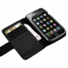 Housse coque étui portefeuille pour Samsung Galaxy S i9000 avec motif 
