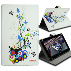 Etui Universel S Support Motif HF01 pour Tablette Archos 70 Oxygen