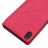 Housse Etui à rabat latéral et porte-carte pour Sony Xperia Z2 Couleur Rose Fushia + Film de Protection