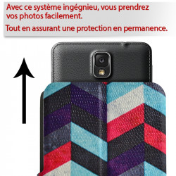 Housse Etui Porte-Carte Support Universel S Motif pour Archos 45b Helium 4G