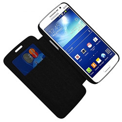 Etui Porte Carte pour Samsung Galaxy Grand 2 (G7105) + Film de Protection