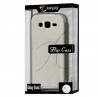 Etui Porte Carte blanc pour Samsung Galaxy Grand 2 (G7105) + Film de Protection