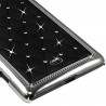 Housse Etui Coque rigide style Diamant couleur Noir pour Nokia Lumia 625 + Film de Protection
