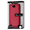 Coque Housse Etui à rabat latéral et porte-carte couleur Rose Fushia pour Huawei Ascend G740 + Film de Protection