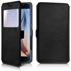 Etui S-View Universel S Couleur Noir pour smartphone Archos 45b Neon
