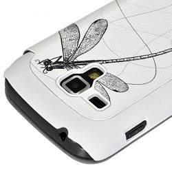 Coque Housse Etui à rabat latéral et porte-carte pour Samsung Galaxy S Duos avec motif LM01 + Film de Protection