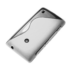 Housse Etui Coque S-Line style Translucide pour Nokia Lumia 520 + Film de Protection