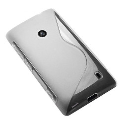 Housse Etui Coque S-Line style Translucide pour Nokia Lumia 520 + Film de Protection