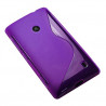 Housse Etui Coque S-Line couleur Violet pour Nokia Lumia 520 + Film de Protection