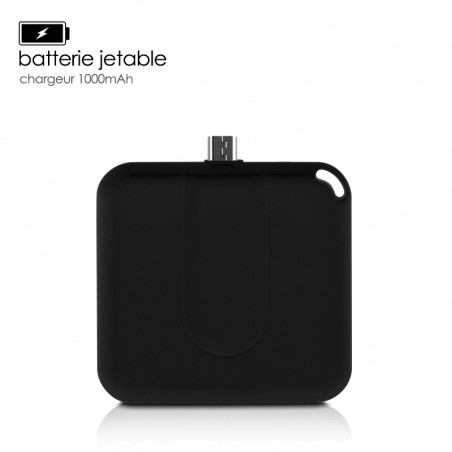 Batterie Chargeur Jetable 1000mAh pour Smartphones Android