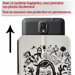 Housse Etui Porte-Carte Support Universel S Motif pour Archos 45b Helium 4G