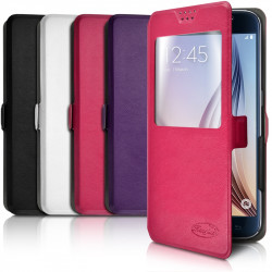 Etui S-View Universel M Couleur pour Smartphone SFR Startrail 8