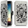 Housse Etui Porte-Carte Support Universel S Motif pour Archos 45b Helium 4G