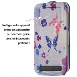 Etui Coque Silicone S-View Universel S Motif HF06 pour Logicom L-ement 403