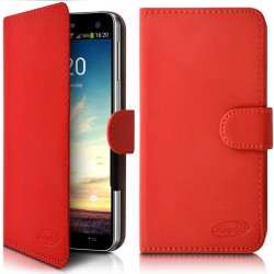 Housse Etui Portefeuille Universel S Couleur Corail pour SFR StarTrail 6