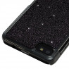 Housse Etui Coque Rigide pour BlackBerry Z10 Style Paillette Couleur Noir