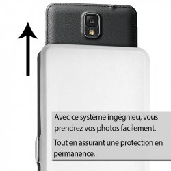 Etui à Fenêtre S-View Universel M Couleur Blanc pour Honor 6x