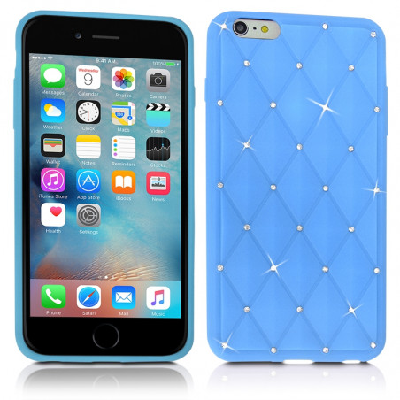 Coque Silicone Style Diamant pour Apple iPhone 6 Plus, iPhone 6S Plus