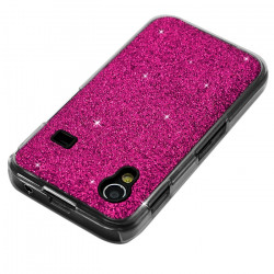 Housse Etui Coque Rigide pour Samsung Galaxy Ace Style Paillette Couleur Rose Fushia