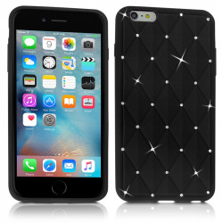 Coque Silicone Style Diamant pour Apple iPhone 6 Plus, iPhone 6S Plus