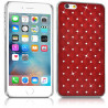 Coque Rigide Style Diamant Couleur Rouge pour Apple iPhone 6