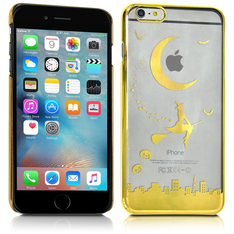 Coque Rigide Translucide Motif Couleur Or Chromé pour Apple iPhone 6 Plus