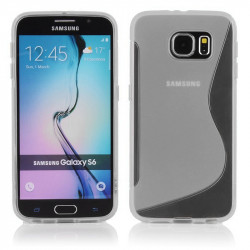 Coque Semi rigide S-Line couleur gris pour Samsung Galaxy S6
