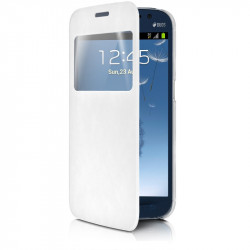 Coque Etui S-View couleur bleu pour Samsung Galaxy A3 