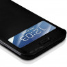 Housse Coque Etui S-View à Rabat Latéral Fonction Support Couleur Noir pour Samsung Galaxy Note 2 + Film