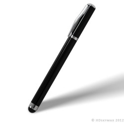 Stylet 2en1 tactile pour BlackBerry Torch 9860 couleur noir
