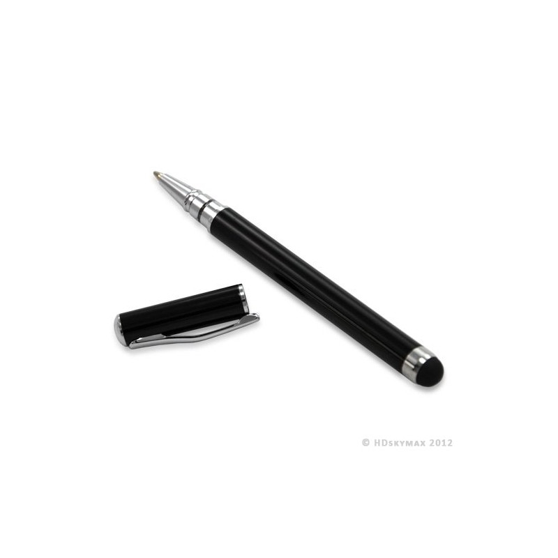 Stylet 2en1 tactile pour BlackBerry Torch 9860 couleur noir