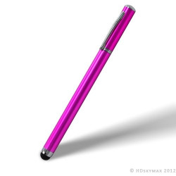 Stylet 2en1 tactile pour Nokia Lumia 800 couleur rose fuschia