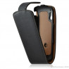 Housse coque étui pour Sony Ericsson Xperia Play couleur noir + Film protecteur