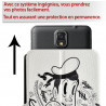 Housse Etui Porte-Carte Support Universel S Motif pour Archos 45b Helium 4G